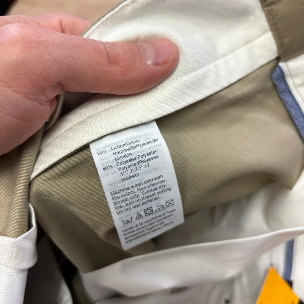 J. Crew Ludlow‎ Dress Pants Mens 29x30 Slim 3XDRY Performance Khaki Tan Heritage